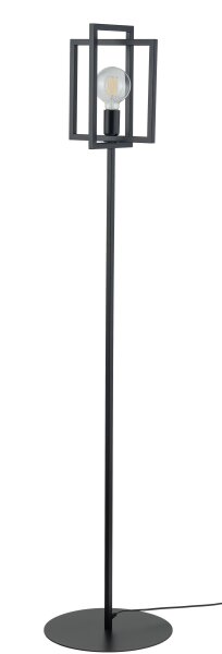 Lampadaire noir lecture métal 161 cm E27 décoratif