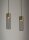 Lampe à suspendre 2 flammes grille métallique GU10 décorative
