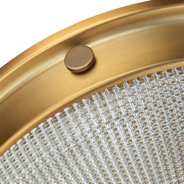 Plafonnier ALVER Ø32cm en laiton Lampe design