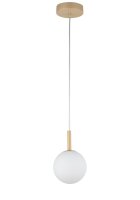 Lampe &agrave; suspendre ronde verre sph&egrave;re...