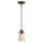 Plafonnier ANABELL 7 bronze &agrave; raccourcir &Oslash;13cm Lampe