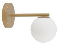 Applique verre sph&egrave;re m&eacute;tal...