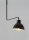 Plafonnier à 2 flammes blanc noir E27 L:93 cm allongé