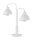 Petite lampe de table Blanc Métal E27 48 cm Moderne