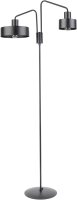 Lampadaire noir en métal grand 174 cm E27 design...