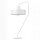 Lampe de chevet rétro Blanc Métal Lecture E27 61,5 cm