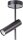 Spot de plafond GU10 noir métal flexible H:55 cm