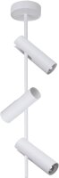 Spot de plafond moderne blanc m&eacute;tal H:76 cm GU10 3...