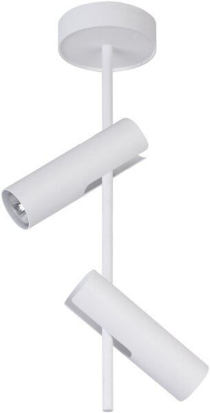 Plafonnier blanc métal GU10 H:55 cm mobile