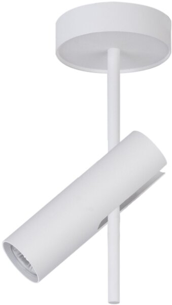 Plafonnier blanc métal GU10 H:55 cm mobile