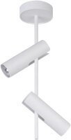 Plafonnier blanc m&eacute;tal GU10 H:55 cm mobile