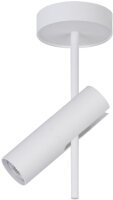 Plafonnier blanc métal GU10 H:55 cm mobile