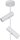 Plafonnier blanc métal GU10 H:55 cm mobile