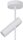 Plafonnier blanc métal GU10 H:55 cm mobile