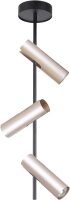 Spot de plafond m&eacute;tal or noir orientable GU10