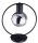 Petite lampe de table m&eacute;tal verre 36 cm E27 Moderne