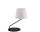 Lampe de chevet noir blanc faible &eacute;blouissement 43 cm confortable