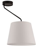 Plafonnier design m&eacute;tal plastique E27 L:82 cm