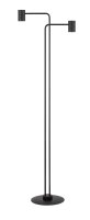 Lampadaire noir Cylindre 162 cm E27 frappant
