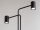 Lampadaire noir Cylindre 162 cm E27 frappant