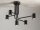 Lampadaire noir Cylindre 162 cm E27 frappant