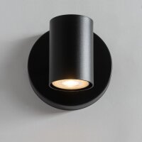 Petite applique Noir Métal L:10 cm E27 Moderne
