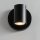 Petite applique Noir Métal L:10 cm E27 Moderne