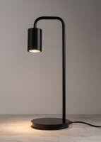 Lampe de table noir métal accentué GU10 46...
