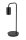 Lampe de table noir métal accentué GU10 46 cm Lire