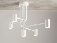 Plafonnier moderne Blanc Métal GU10 remarquable