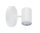 Applique blanche Métal Cylindre L:10 cm GU10 étroit