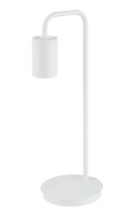 Lampe de table blanche Lire en métal 46 cm GU10...