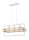 Suspension M&eacute;tal Blanc Or 3-flmg jusqu&agrave; 0,8 m &eacute;l&eacute;gant