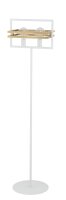 Grand lampadaire Blanc Or Moderne 162 cm 2 flammes