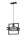 Lampe &agrave; suspendre noire en m&eacute;tal jusqu&agrave; 0,9 m E27 styl&eacute;e
