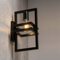 Petite lampe murale métal noir décoratif...