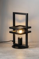 Lampe de table noire métal 32 cm petite lecture...