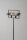 Lampadaire stylé 2 flammes métal noir E27 162 cm