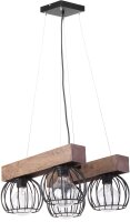 Bois Suspension Métal Noir jusquà 0,9 m...