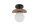 Plafonnier Noir Blanc M&eacute;tal Bois L:21 cm confortable