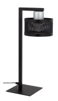 Lampe de table M&eacute;tal Noir Argent Lire 45 cm...