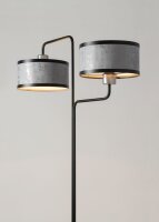 Lampe à suspendre multi-flamme Noir Gris faible...