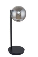 Lampe de chevet Noir Gris Verre Boule 44 cm...