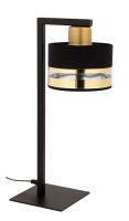 Blendarme lampe de chevet noir or métal E27 45 cm