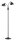 Lampadaire Noir Blanc Lire H:164 cm E27 décoratif