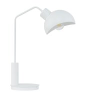 Lampe de table Blanc Métal Design 46 cm E27 Lire...
