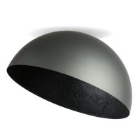 Loft plafonnier argent rond &Oslash;50 cm E27...