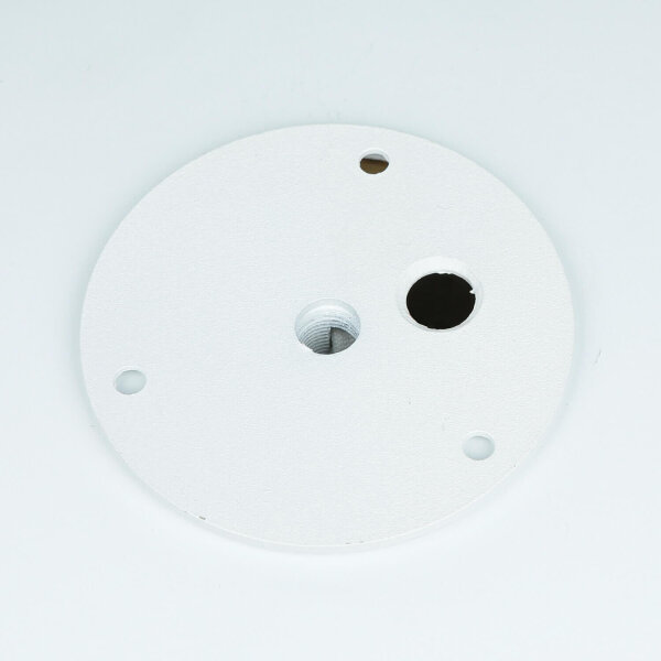 Plafonnier métallique or blanc rond Ø70 cm E27 stylé