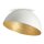 Plafonnier blanc m&eacute;tal int&eacute;rieur or &Oslash;50 cm rond E27