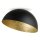 Plafonnier rond m&eacute;tal or noir &Oslash;50 cm &eacute;l&eacute;gant